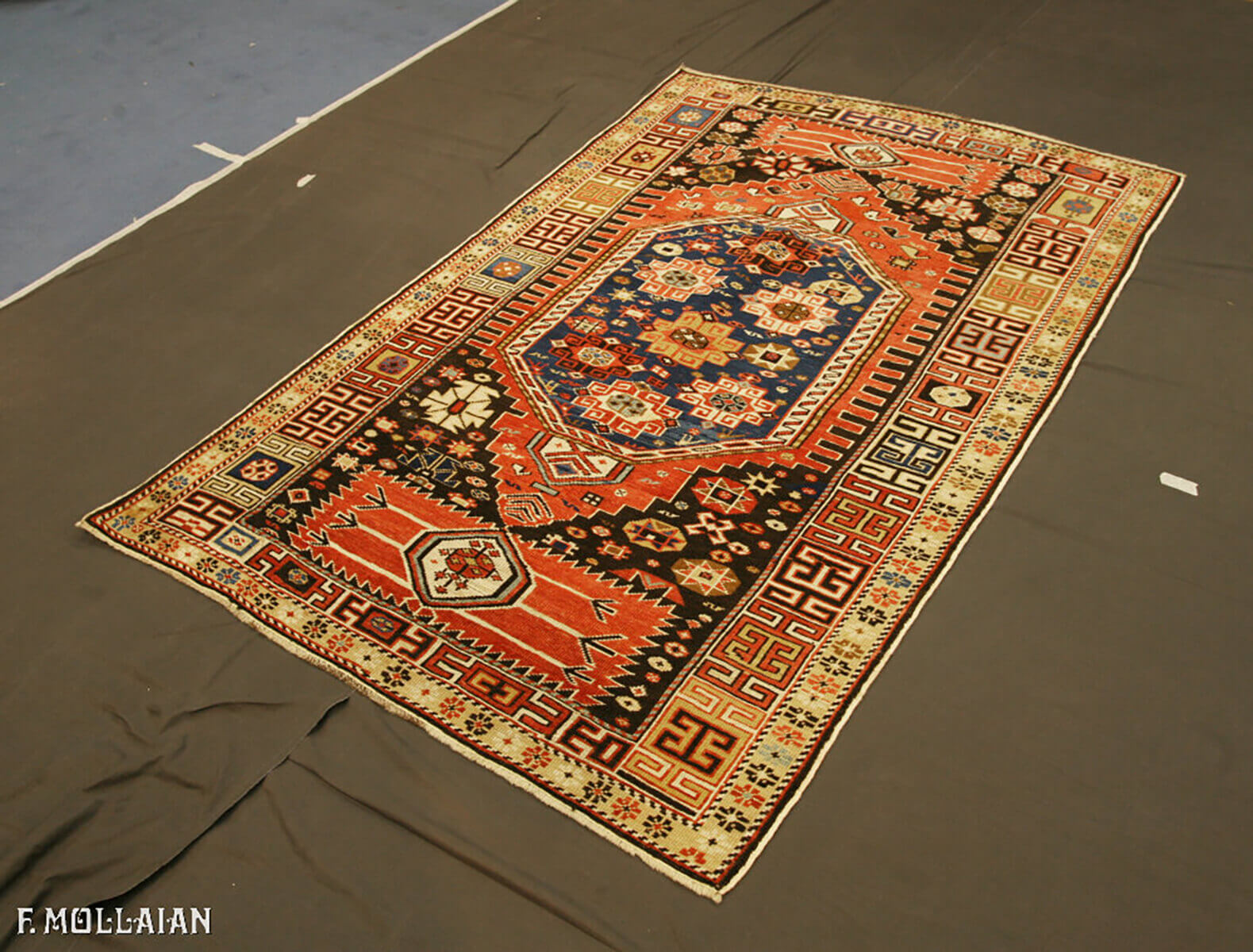 Small Antique Caucasian Shirvan Rug n°:87422880